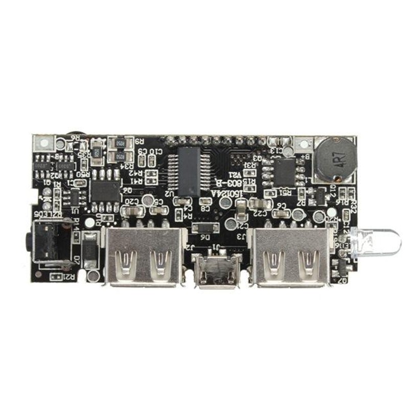 Dual USB 5V 1A 2.1A Mobile Power Bank 18650 Battery Charger PCB Module Board