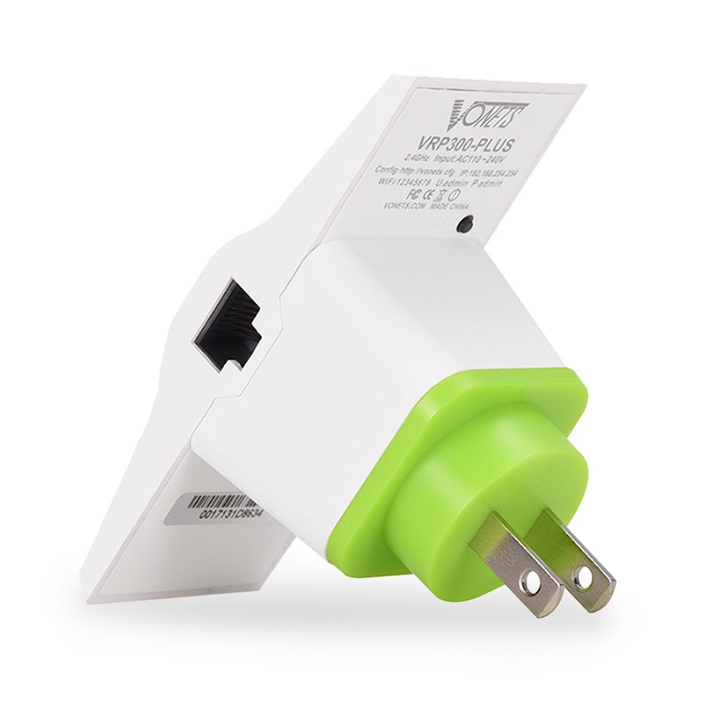 Vonets VRP300 - PLUS Dual LAN Ports WiFi Signal Amplifier Repeater