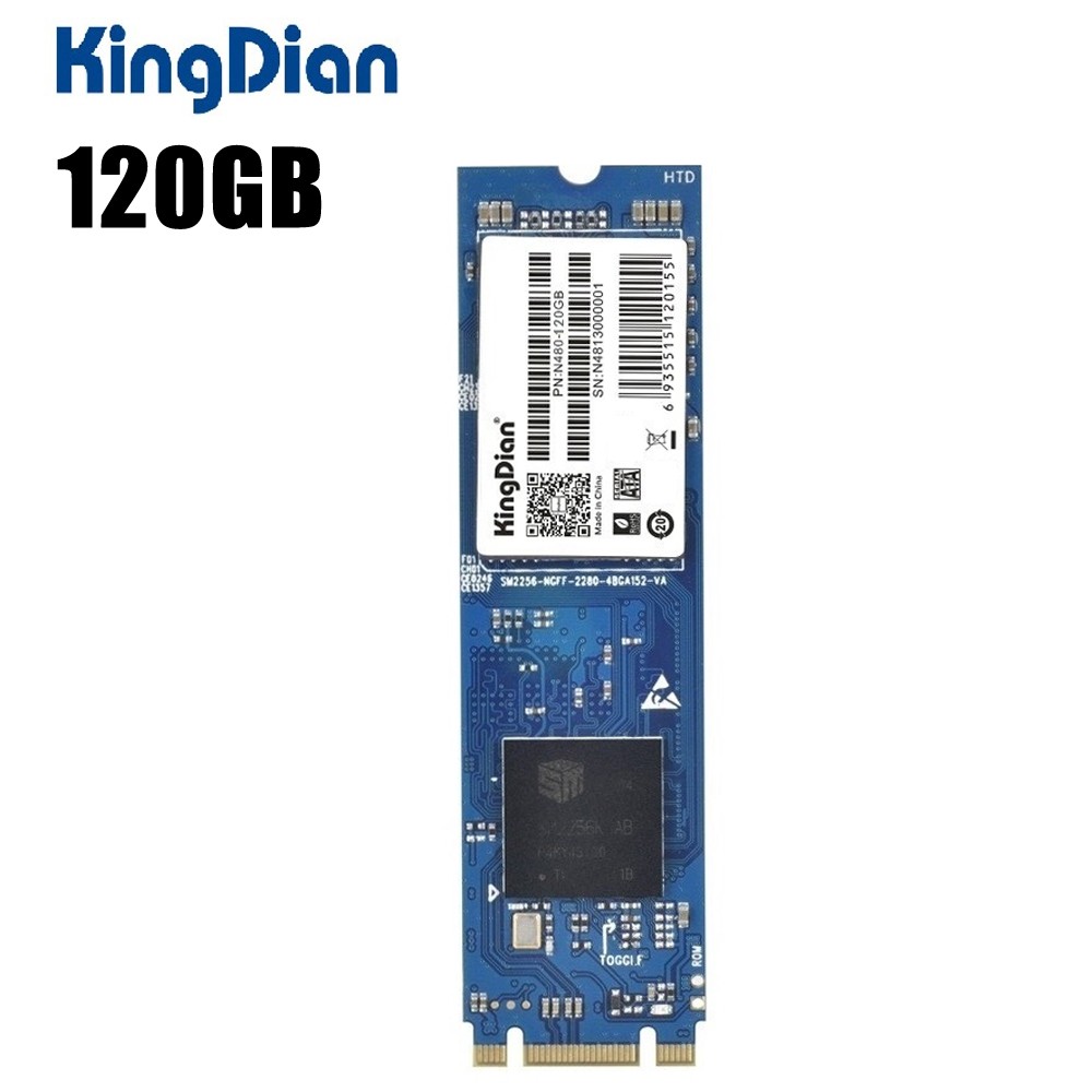 Original KingDian N480 - 120GB 120GB SSD Solid State Drive SATA III 4CH Hard Disk for Laptop / Desktop
