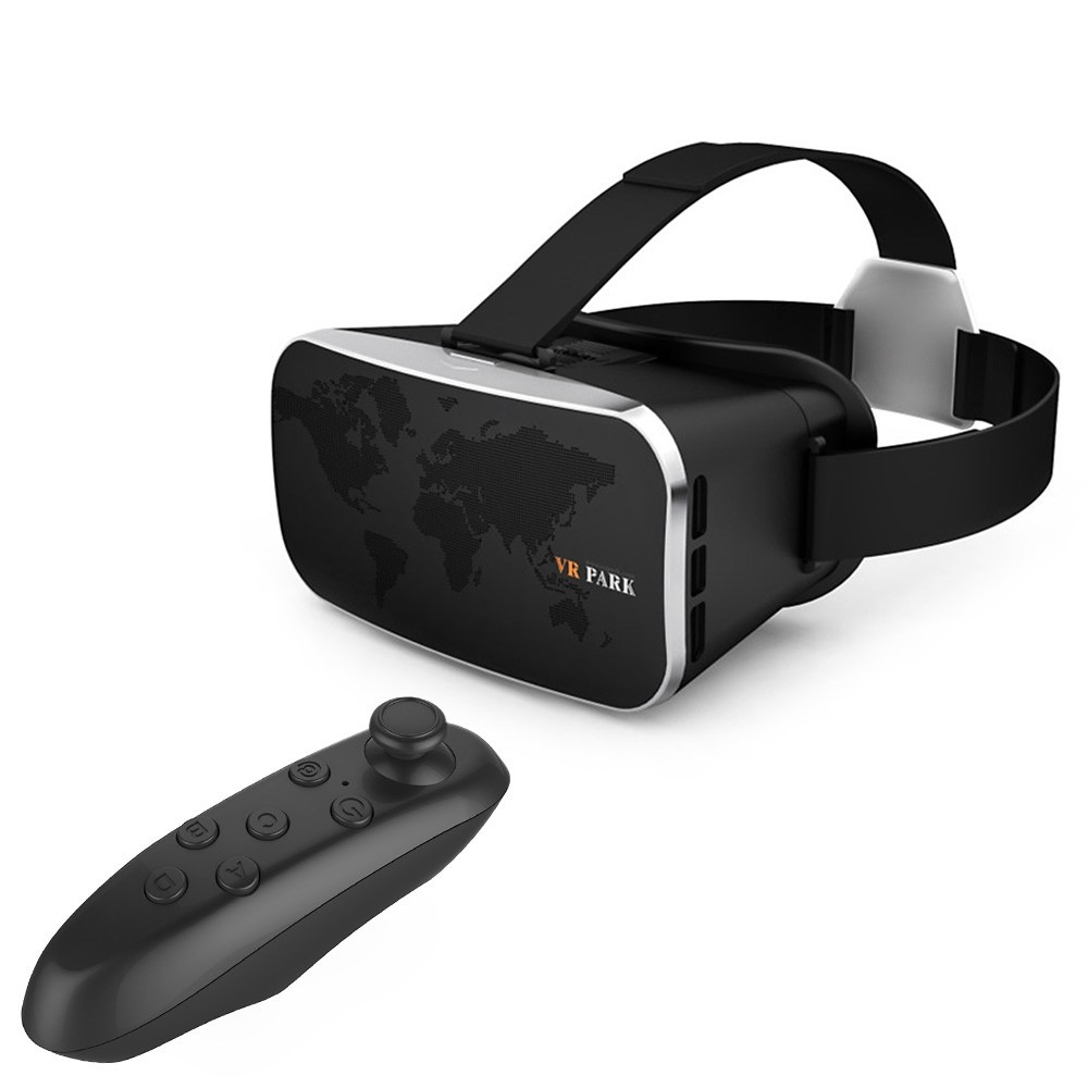 VR PARK-V3 Virtual Reality 3D Video Glasses Headset with 90 Degree View Angle for 4.7 - 6.0 inch Smartphones with Remote Controller