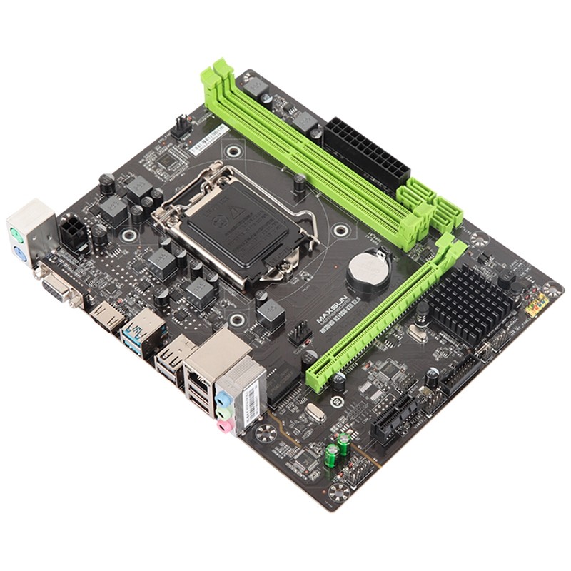 MAXSUN MS - Earthshaker H310CM - V3H R2.0 Intel Motherboard mATX + SATA3.0 + USB3.0 + Dual Channel DDR3