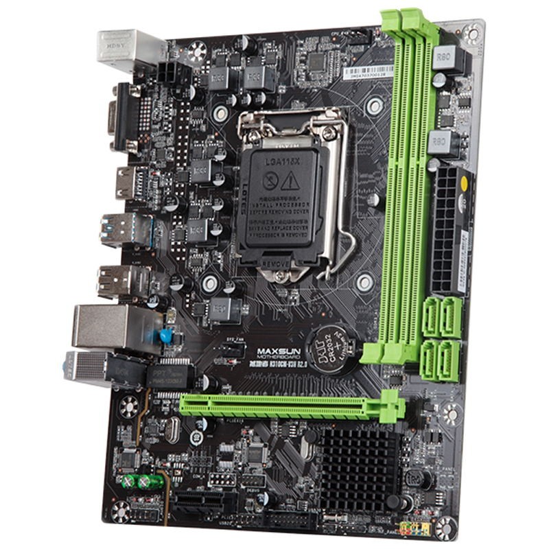MAXSUN MS - Earthshaker H310CM - V3H R2.0 Intel Motherboard mATX + SATA3.0 + USB3.0 + Dual Channel DDR3