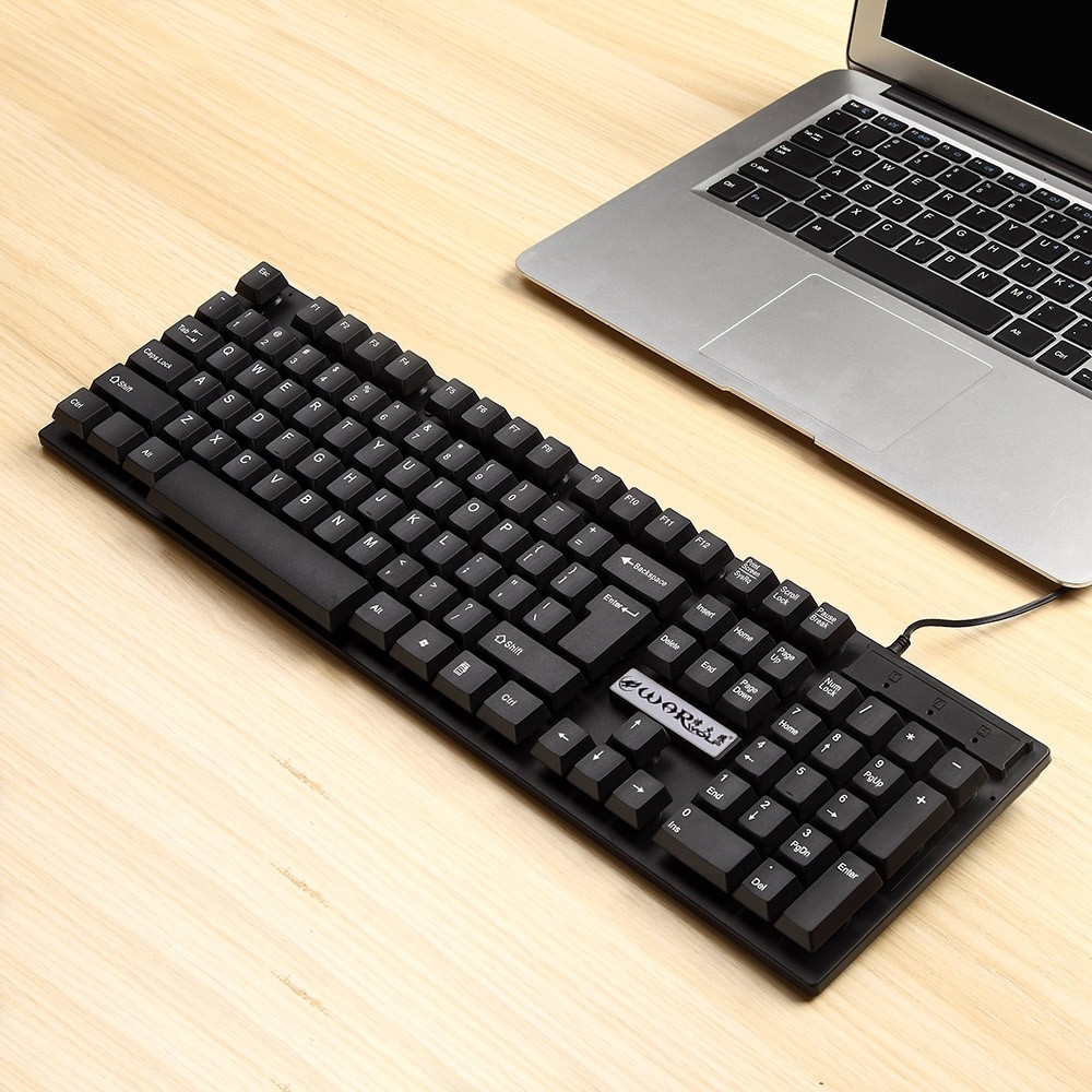 Warwolf FK - 109 Desktop Wired Keyboard with Suspended Keycaps for Home / Office
