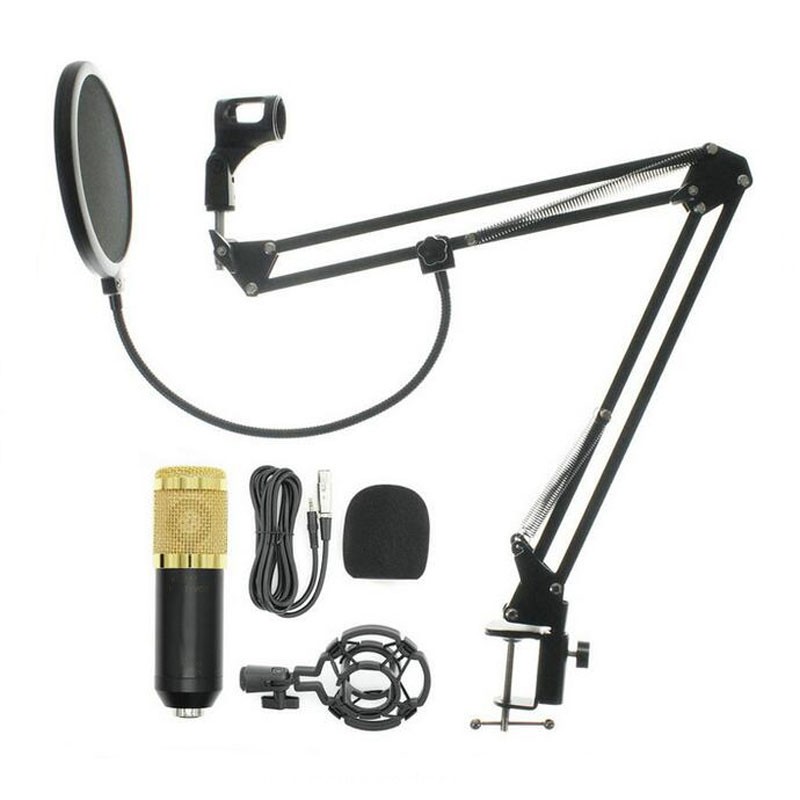 Condenser Microphone BM 800 Professional Kit With Shock Mount