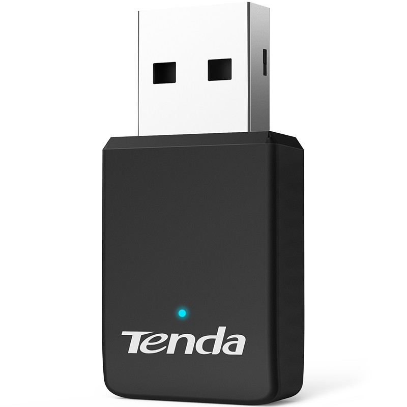 Tenda U9 AC650 Wireless USB2.0 Mini Network Adapter 2.4G + 5.0G Dual Band WiFi PC Ethernet Card with 11ac MU-MIMO