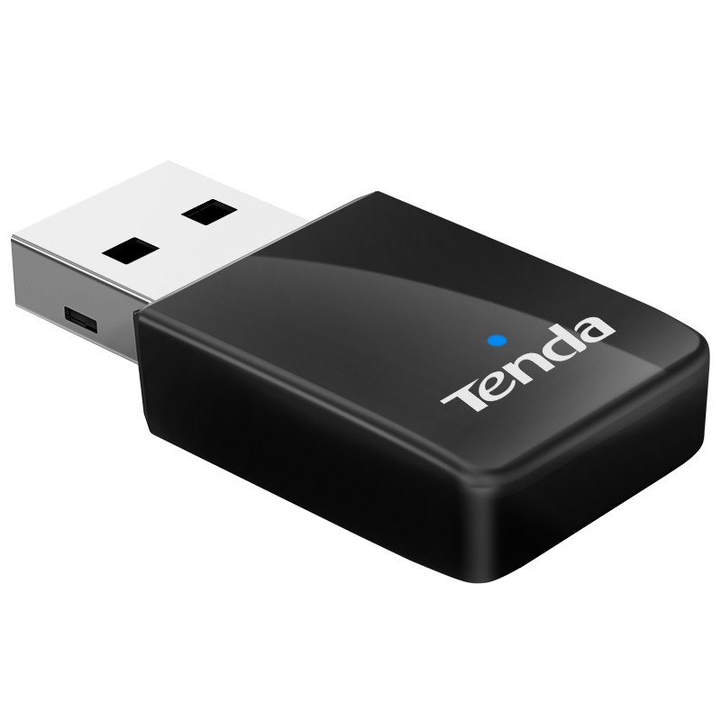 Tenda U9 AC650 Wireless USB2.0 Mini Network Adapter 2.4G + 5.0G Dual Band WiFi PC Ethernet Card with 11ac MU-MIMO