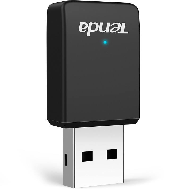 Tenda U9 AC650 Wireless USB2.0 Mini Network Adapter 2.4G + 5.0G Dual Band WiFi PC Ethernet Card with 11ac MU-MIMO