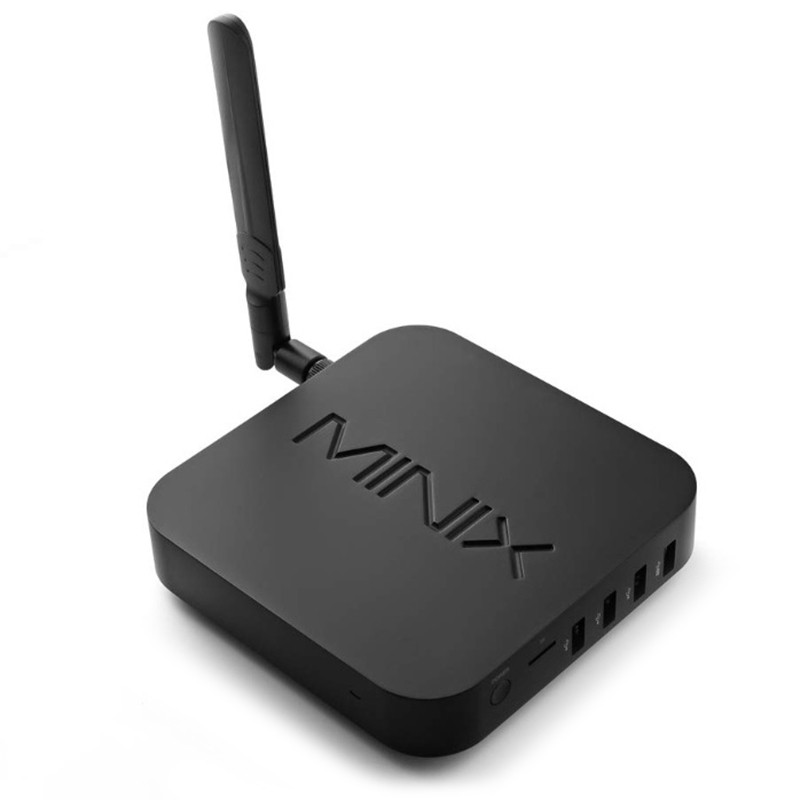 Minix Z83 - 4 Intel Fanless Mini PC Intel Cherry Trail X5 - Z8350 Intel HD Graphics / Expandable 2TB 2.5 inch SSD HDD / 4GB DDR3L + 64GB EMMC / 2.4GHz + 5GHz WiFi / 1000Mbps / USB3.0 / BT4.2 / Support