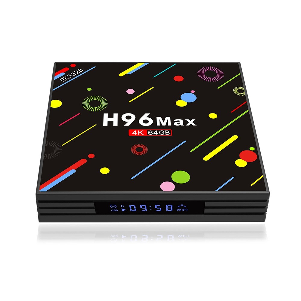 H96 MAX - H2 TV Box RK3328 Android 7.1 4GB RAM + 64GB ROM HDR10 USB 3.0 2.4G + 5G WiFi BT4.0