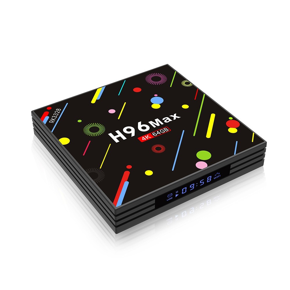H96 MAX - H2 TV Box RK3328 Android 7.1 4GB RAM + 64GB ROM HDR10 USB 3.0 2.4G + 5G WiFi BT4.0