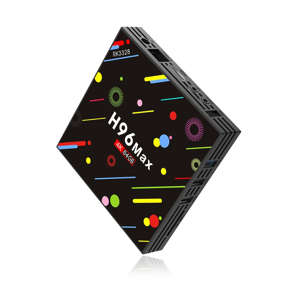 H96 MAX - H2 TV Box RK3328 Android 7.1 4GB RAM + 64GB ROM HDR10 USB 3.0 2.4G + 5G WiFi BT4.0