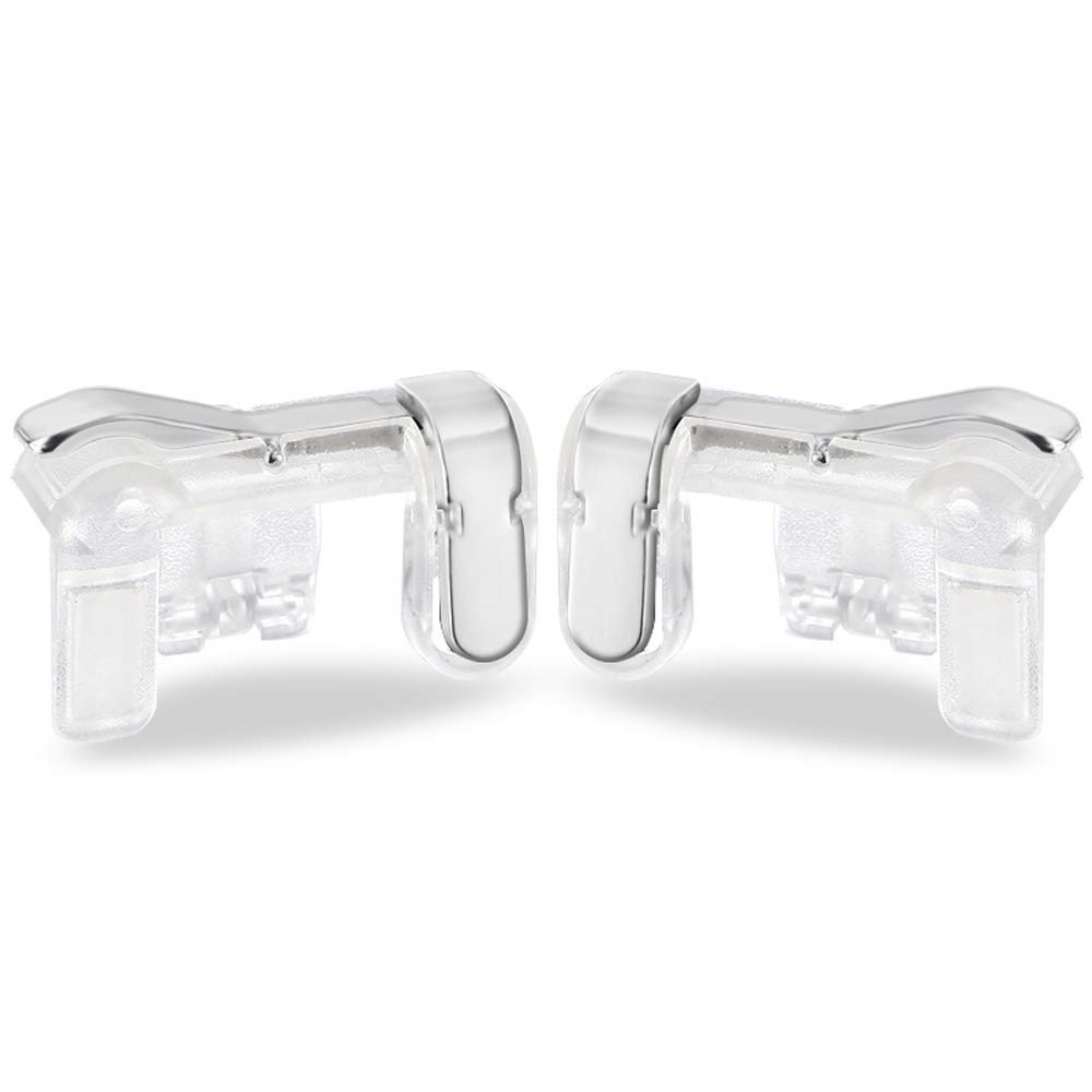 2PCS Mobile Trigger Fire Button Aim Key Phone Games Shooter Controller