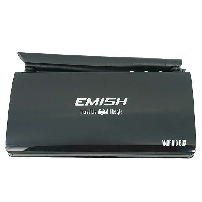 Emish X800 TV Box 1GB RAM 8GB ROM Android 5.1.1 RK3368 64Bit Octa-core 4K x 2K H.265 WiFi Bluetooth 4.0 HDMI with AV RJ45 Input
