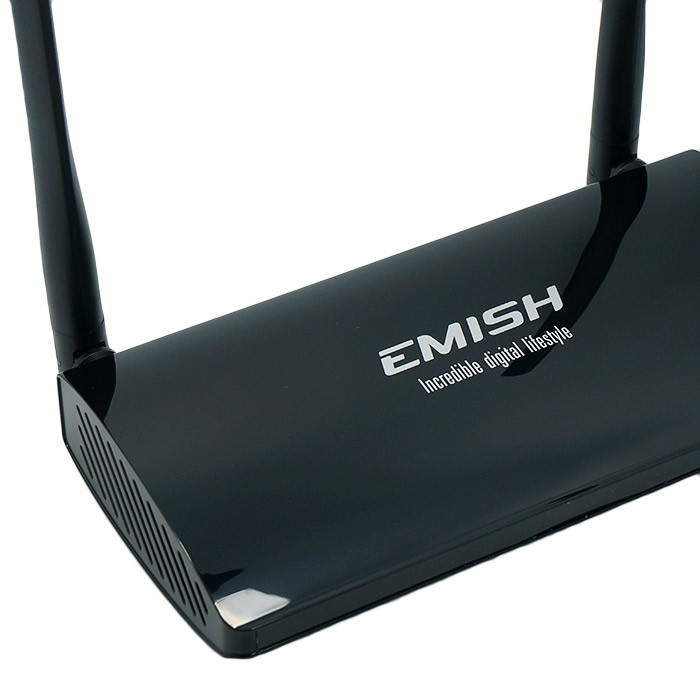Emish X800 TV Box 1GB RAM 8GB ROM Android 5.1.1 RK3368 64Bit Octa-core 4K x 2K H.265 WiFi Bluetooth 4.0 HDMI with AV RJ45 Input