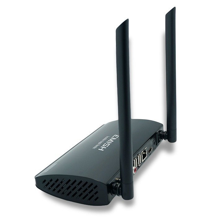 Emish X800 TV Box 1GB RAM 8GB ROM Android 5.1.1 RK3368 64Bit Octa-core 4K x 2K H.265 WiFi Bluetooth 4.0 HDMI with AV RJ45 Input