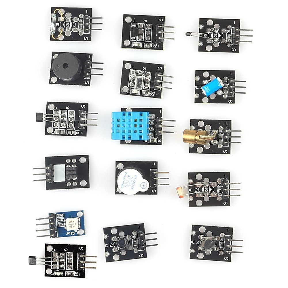 37 in 1 Sensor Modules Kit with Tutorial for Arduino MEGA Nano Raspberry Pi