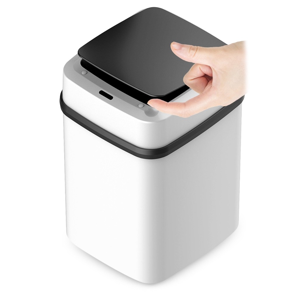 Automatic Trash Can Dustbin Lid Motion Detector Kitchen Bedroom No Noise 10L Battery