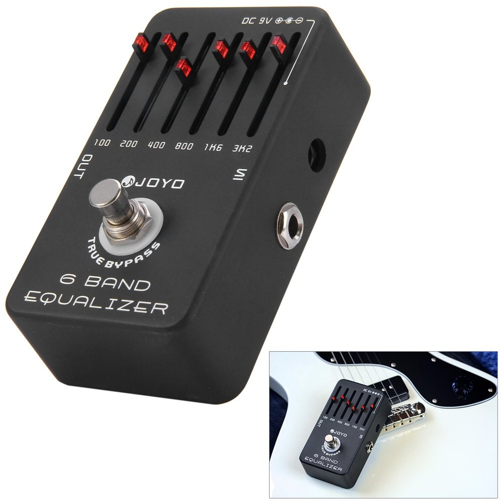 JOYO JF - 11 True Bypass Design 6 Bands EQ Equalizer Electric Guitar Effect Pedal