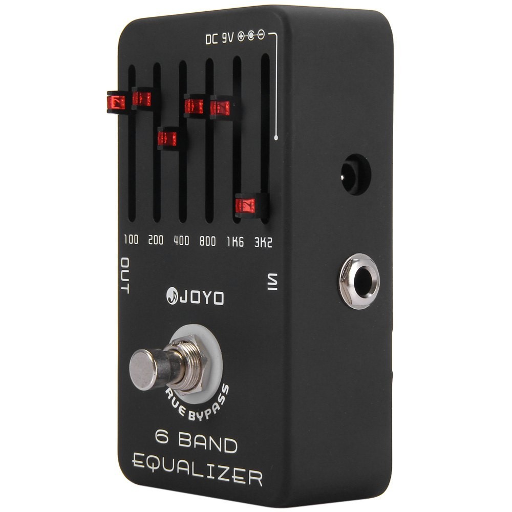 JOYO JF - 11 True Bypass Design 6 Bands EQ Equalizer Electric Guitar Effect Pedal