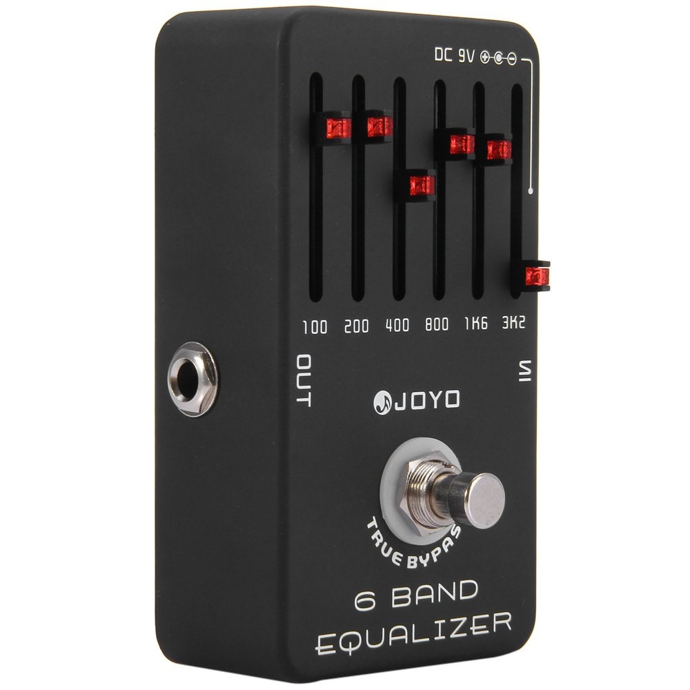 JOYO JF - 11 True Bypass Design 6 Bands EQ Equalizer Electric Guitar Effect Pedal