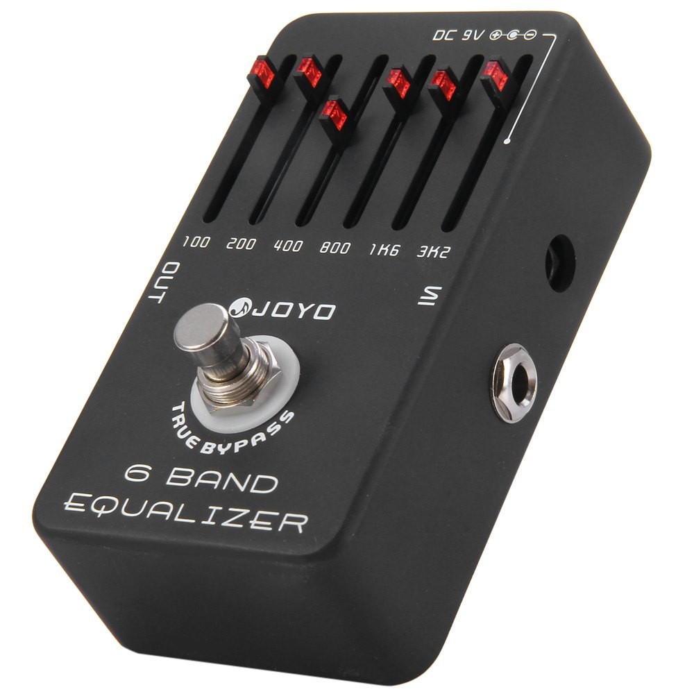JOYO JF - 11 True Bypass Design 6 Bands EQ Equalizer Electric Guitar Effect Pedal
