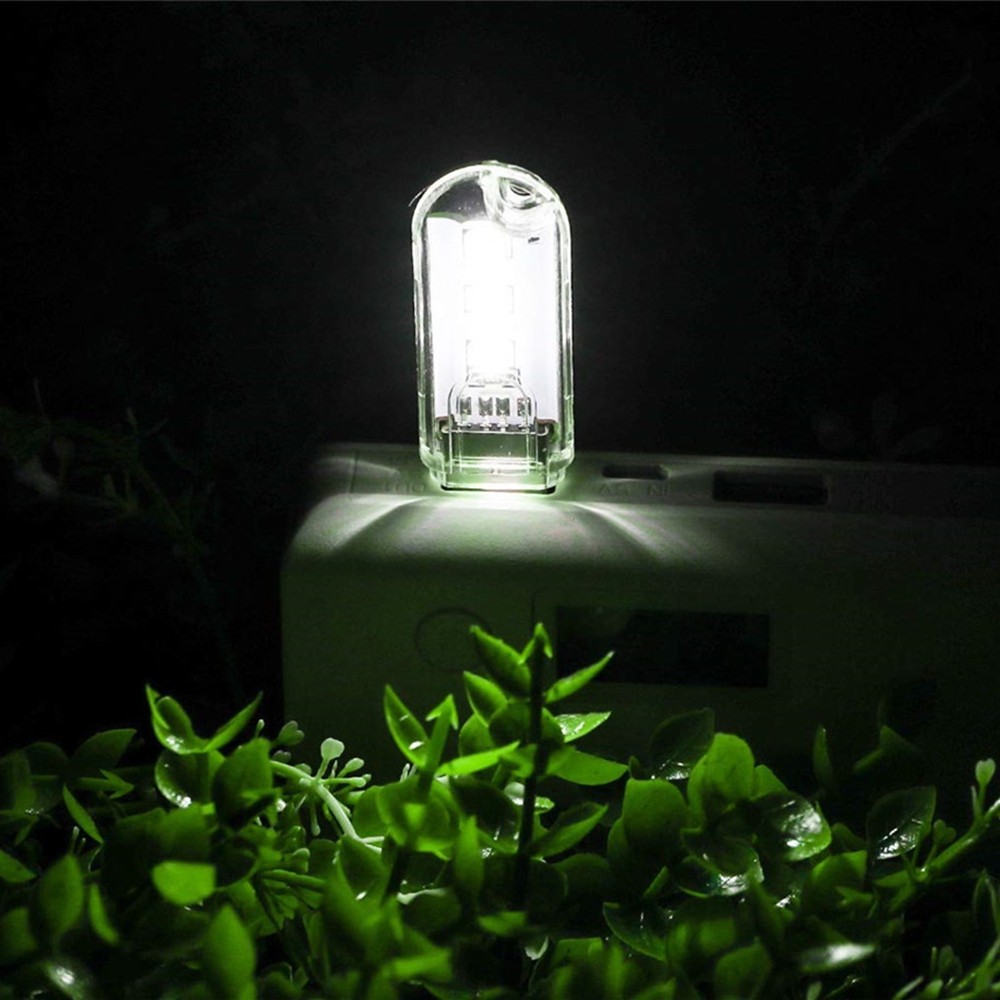 3 LED Mini Portable USB LED Night Light Powered Camping Lamp
