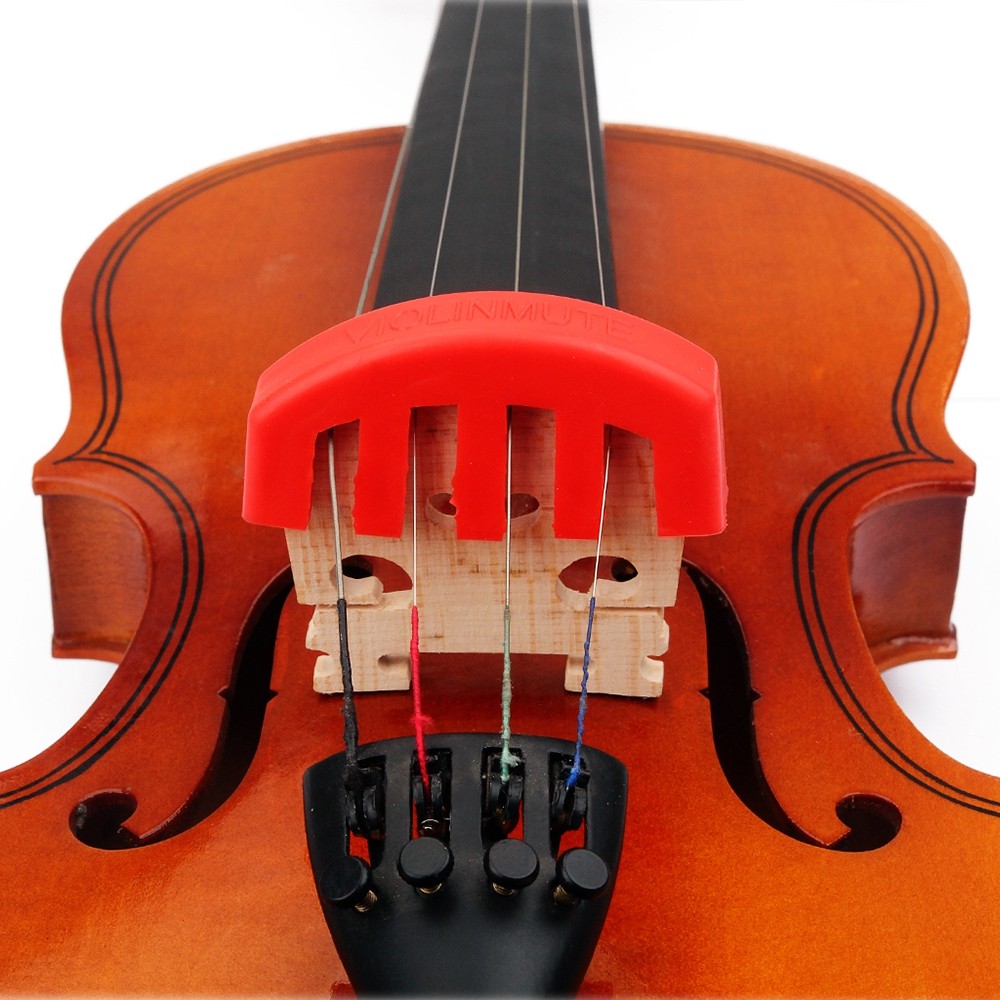 Violin Accessories Rubber Violin Mute Durable Rubber Practice Mute Silencer
