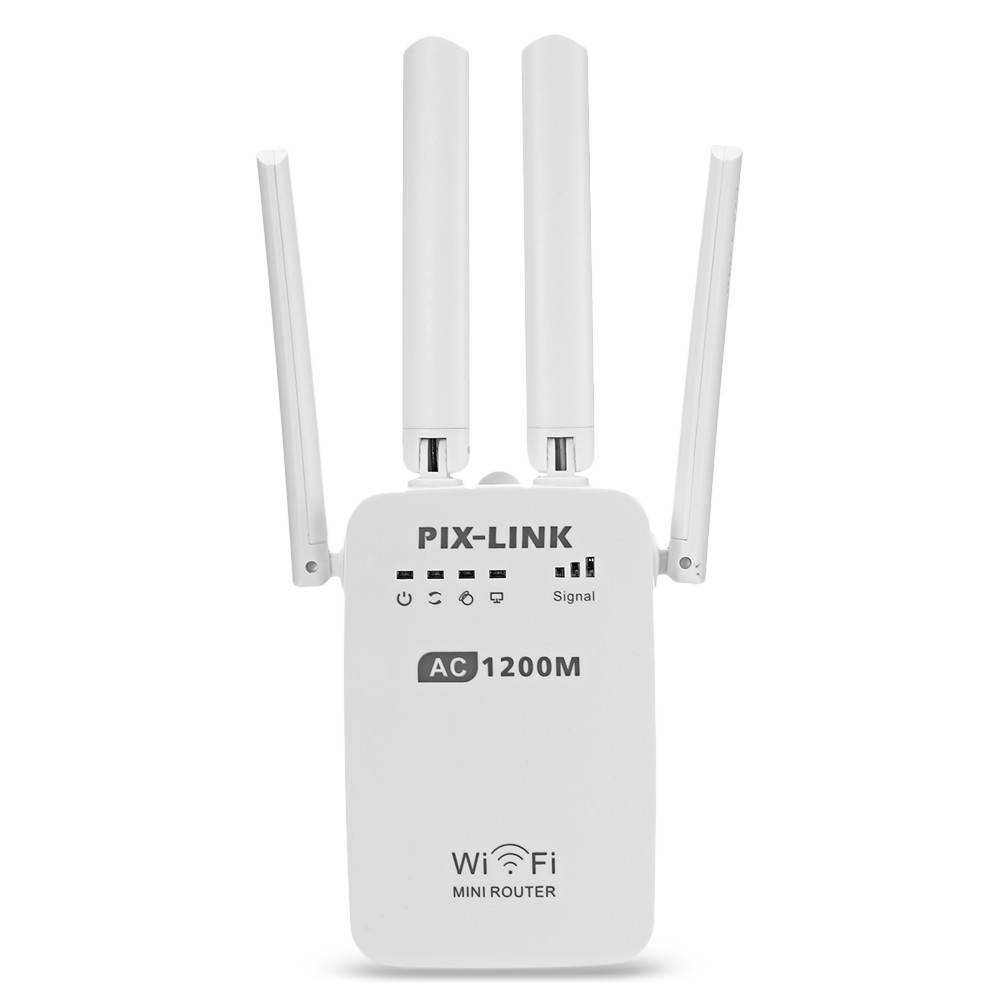 PIX - LINK LV - AC05 WiFi Range Extender 1200M Dual-band Wireless Router Repeater AP