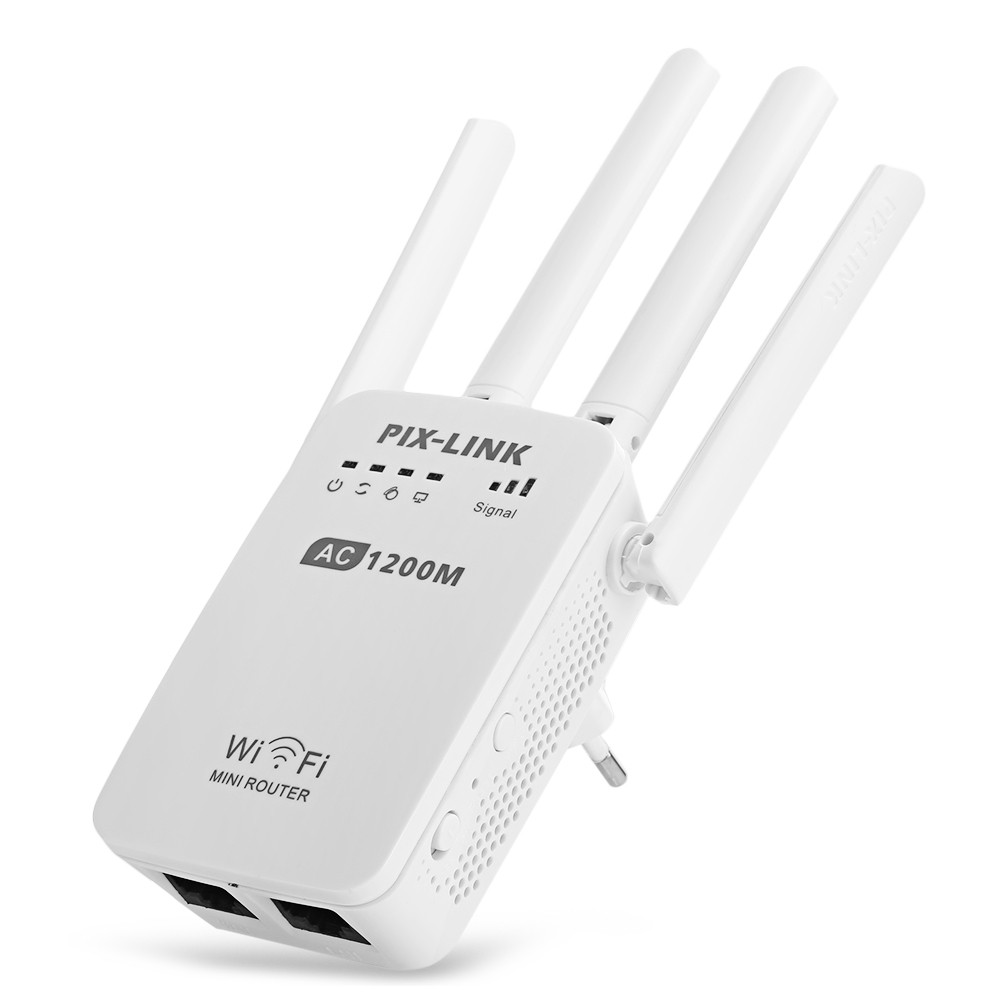 PIX - LINK LV - AC05 WiFi Range Extender 1200M Dual-band Wireless Router Repeater AP