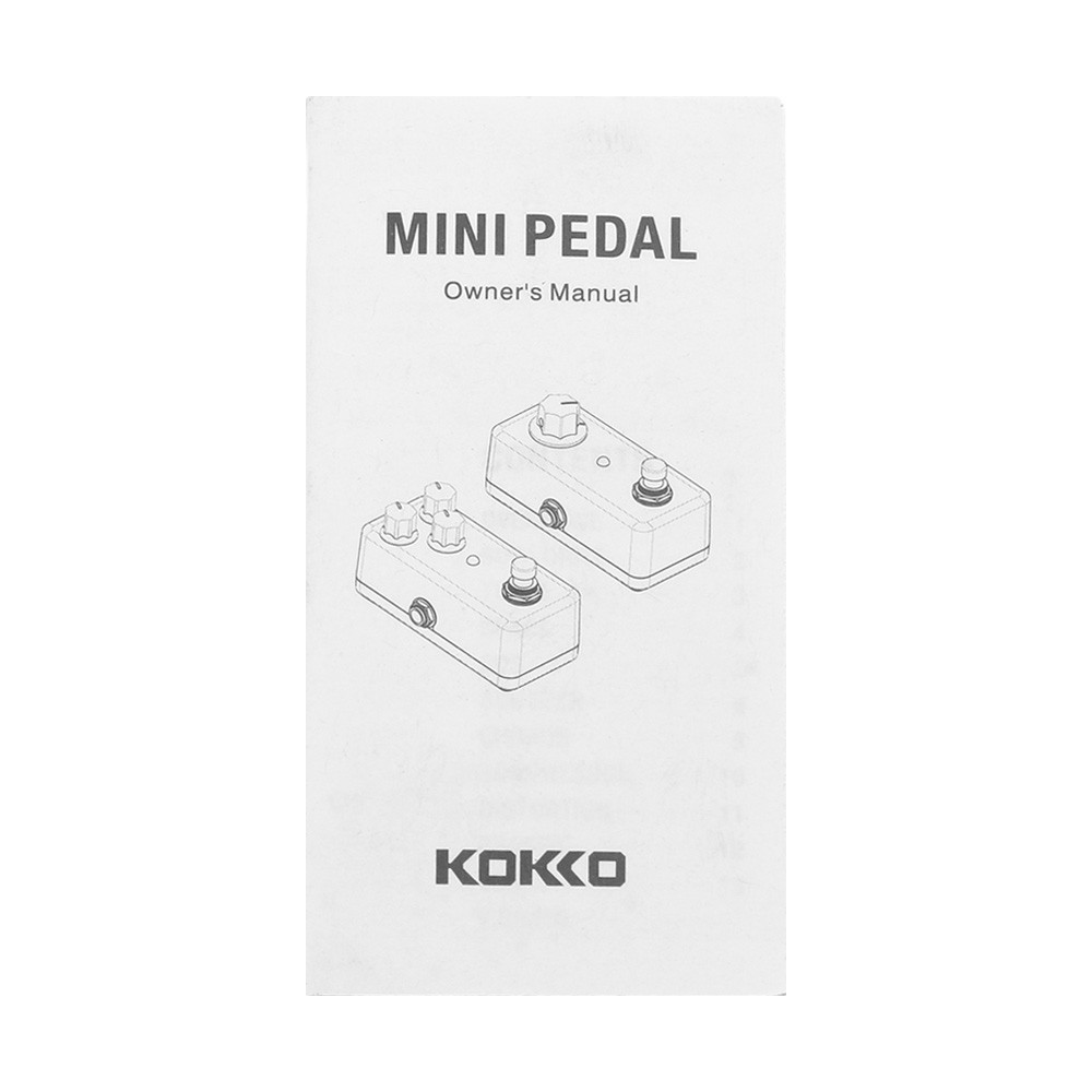 Flanger KOKKO Booster Pure Analog Circuit True Bypass Design Mini Guitar Effect Pedal