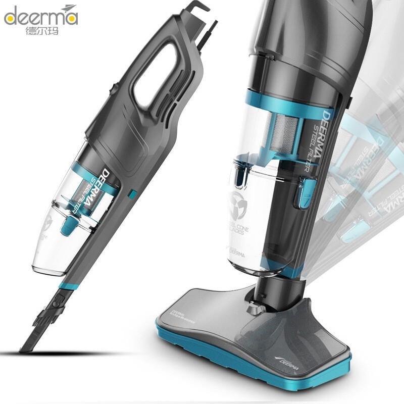 Deerma DX920 Household Hand-held Lightweight Vacuum Cleaner with Steel Filter