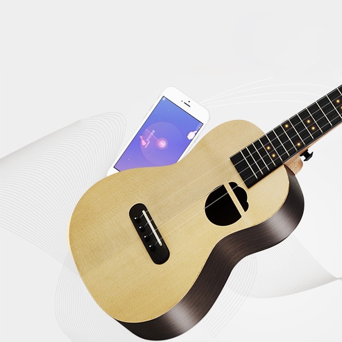 Populele S2 LED Bluetooth USB Smart Ukulele Toy Gift for Beginners