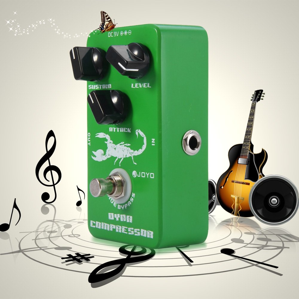 JOYO JF - 10 True Bypass Design Dynamic Compressor Electric Guitar Effect Pedal