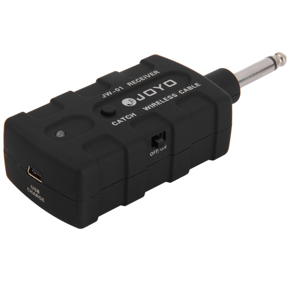 JOYO JW - 01 Rechargeable 2.4G Wireless Audio Digital Guitar Receiver Transmitter with US Plug - 100 - 240V