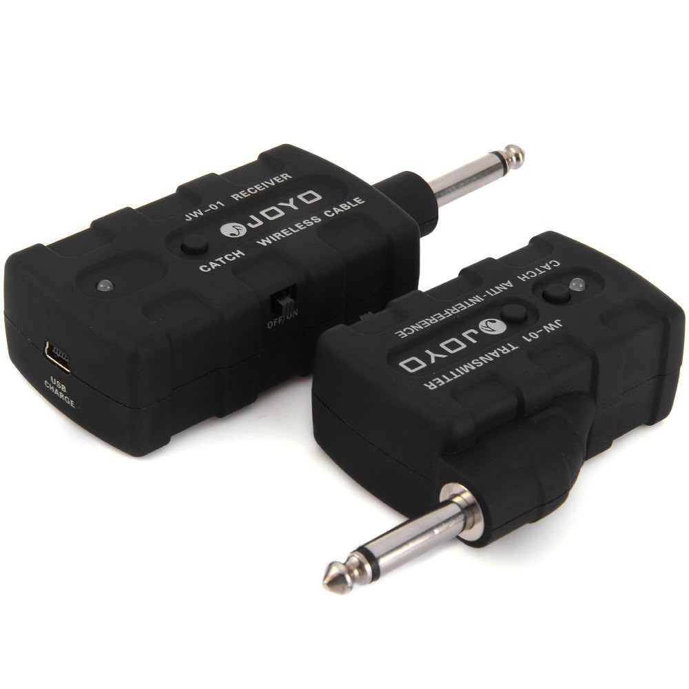 JOYO JW - 01 Rechargeable 2.4G Wireless Audio Digital Guitar Receiver Transmitter with US Plug - 100 - 240V