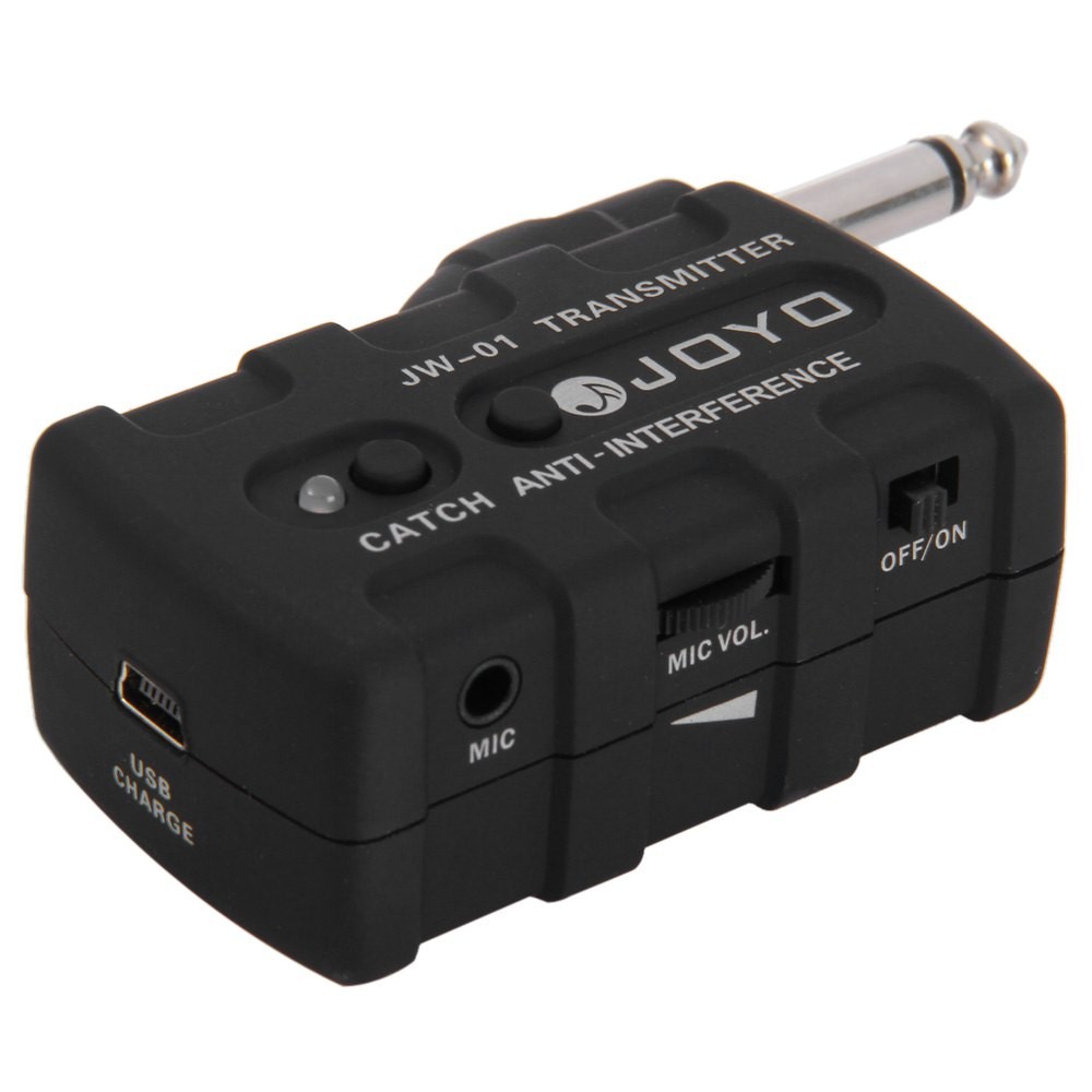 JOYO JW - 01 Rechargeable 2.4G Wireless Audio Digital Guitar Receiver Transmitter with US Plug - 100 - 240V