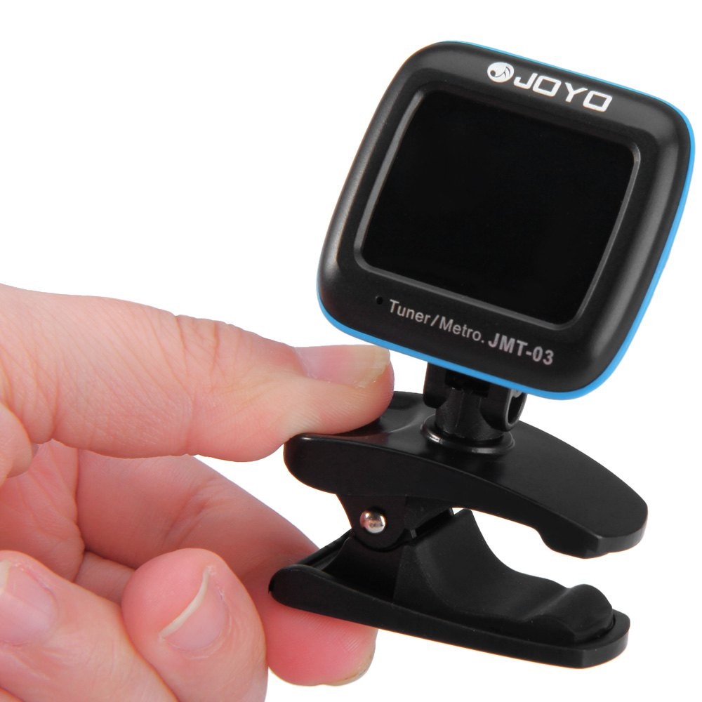JOYO JMT - 03 360 Degrees Rotation Color LCD Guitar Tuner Metronome for Bass Ukulele Violin