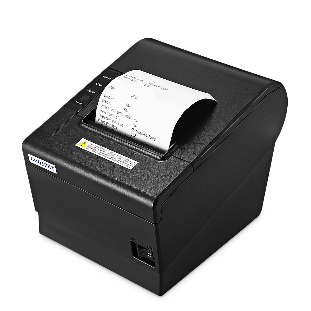 GOOJPRT JP80H - USB 80mm Thermal Receipt Printer with USB Serial Port