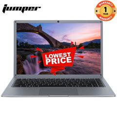 Brand New Jumper S5 Laptop 14 Inch Full HD 1080P IPS Display,  12GB RAM+256GB ROM, Windows 10 Slim Laptop Computer,Celeron CPU,HD Webcam, Mini HDMI, USB3.0, 2.4/5G WiFi,Long Batter Silver 4G RAM + 64G