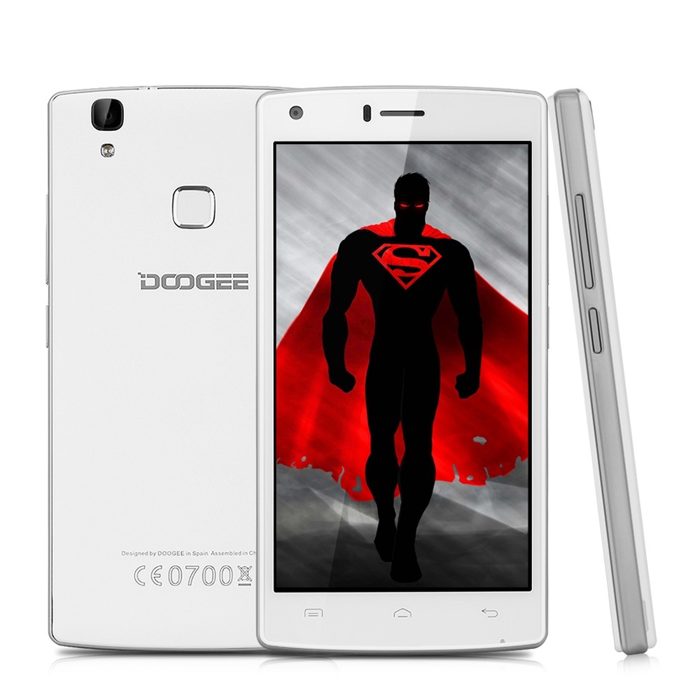 DOOGEE X5 MAX Pro 5.0 inch 4G Smartphone Android 6.0 MTK6737 Quad Core 1.3GHz 2GB RAM 16GB ROM Fingerprint Sensor Sensor Cameras Bluetooth 4.0