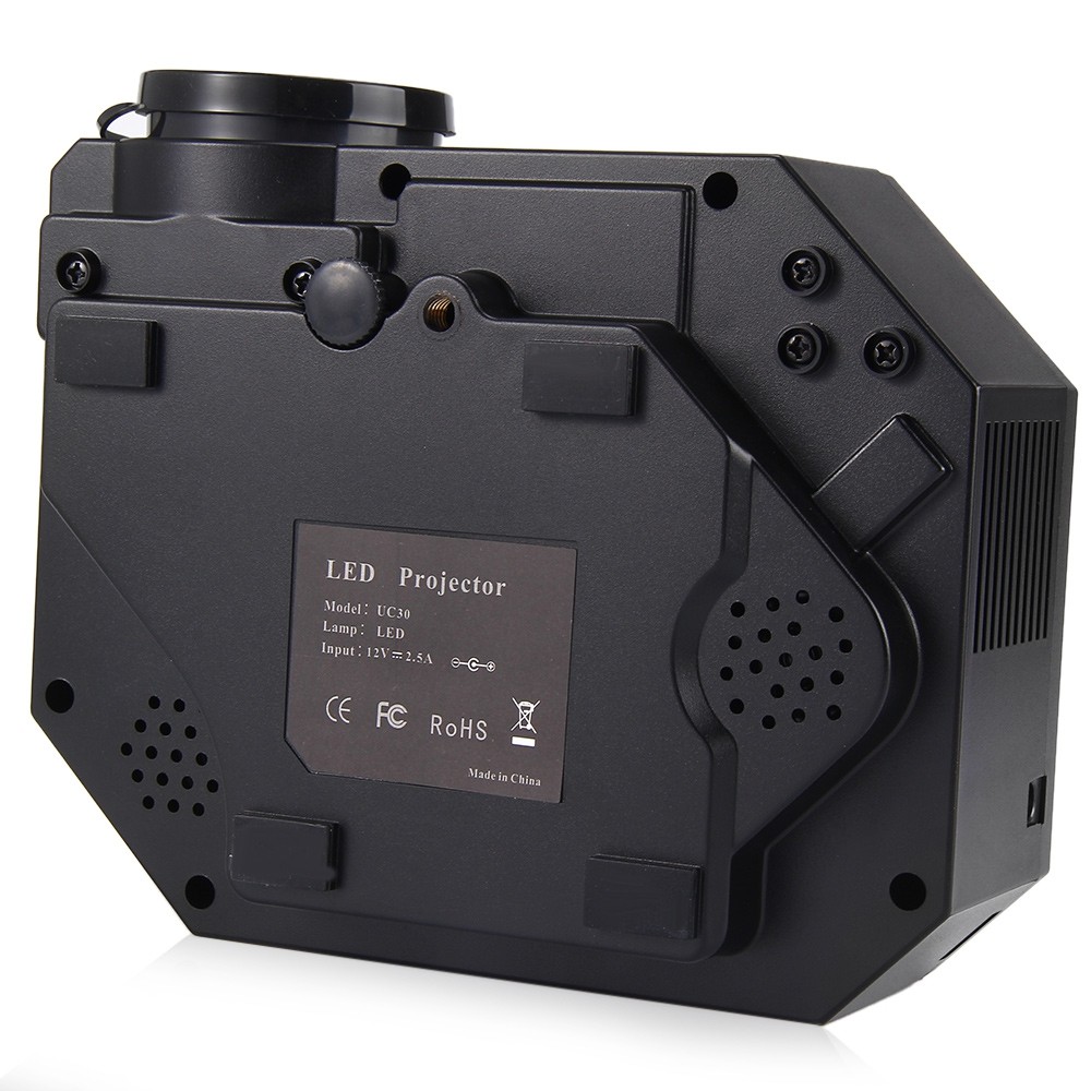 UC30 Mini LED Projector 150 Lux 640 x 480 Pixels Portable Home Theater Projector