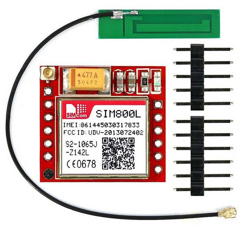 SIM800L GPRS Adapter Plate GSM Module MicroSIM Card Core Board