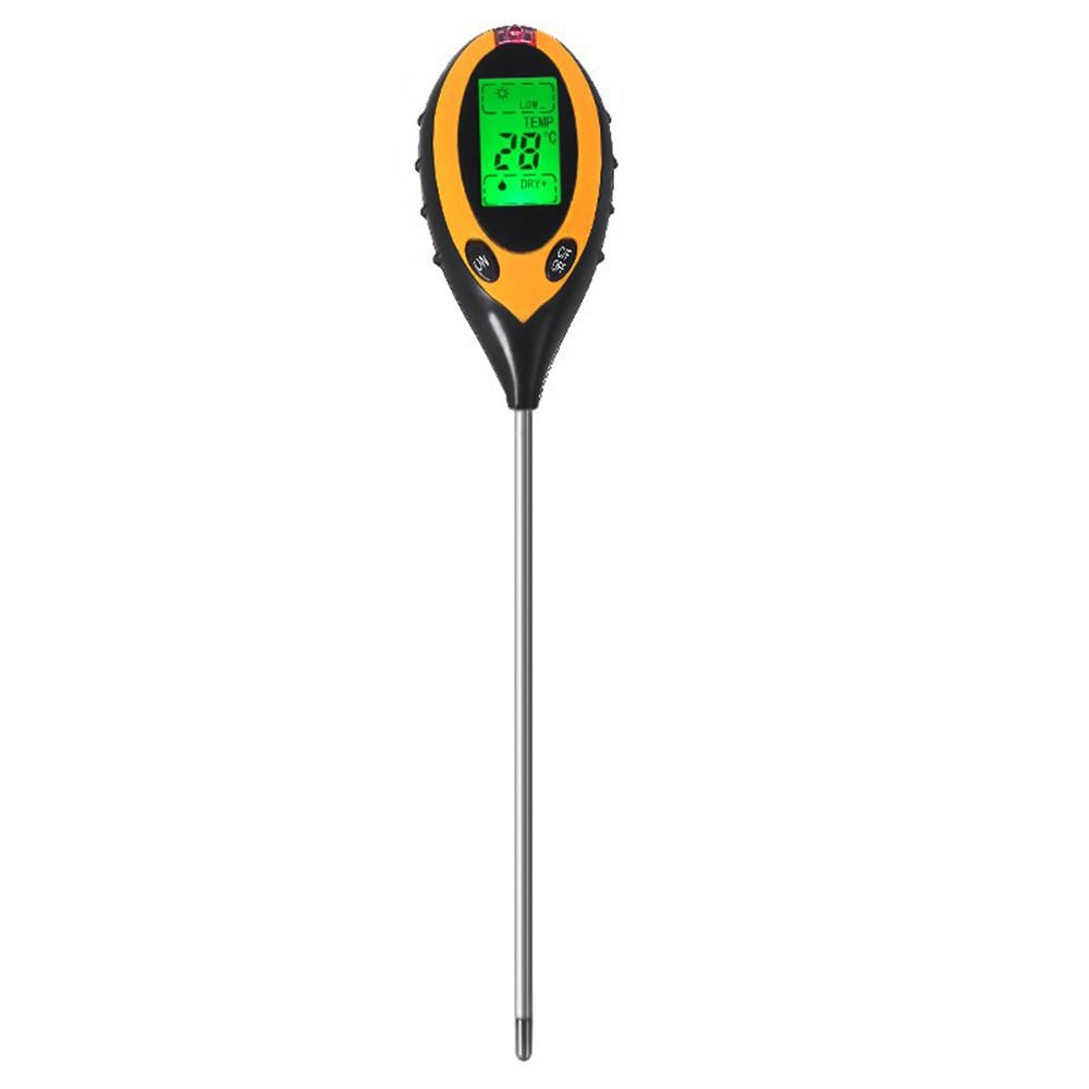 4-in-1 Electric Soil Analysis Detector Temperature / Humidity / PH / Light Tester