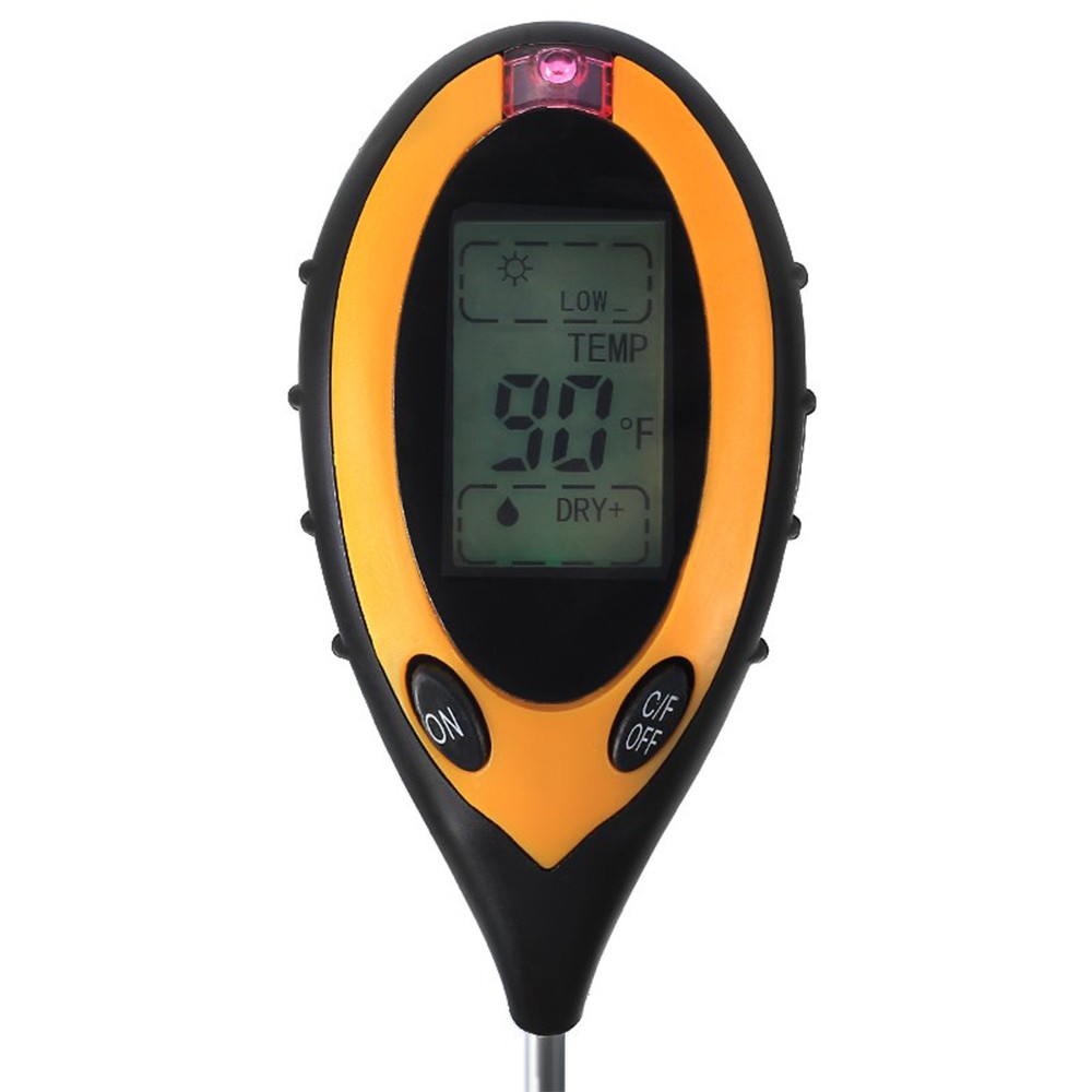 4-in-1 Electric Soil Analysis Detector Temperature / Humidity / PH / Light Tester