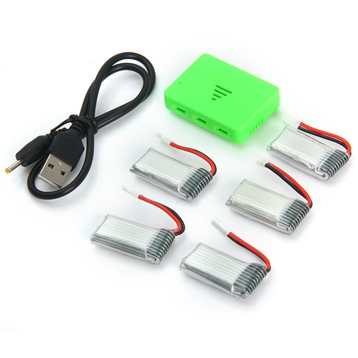 Floureon H101  KH101 - 011 3.7V 30C 260mAh Battery Set RC Quadcopter Spare Parts