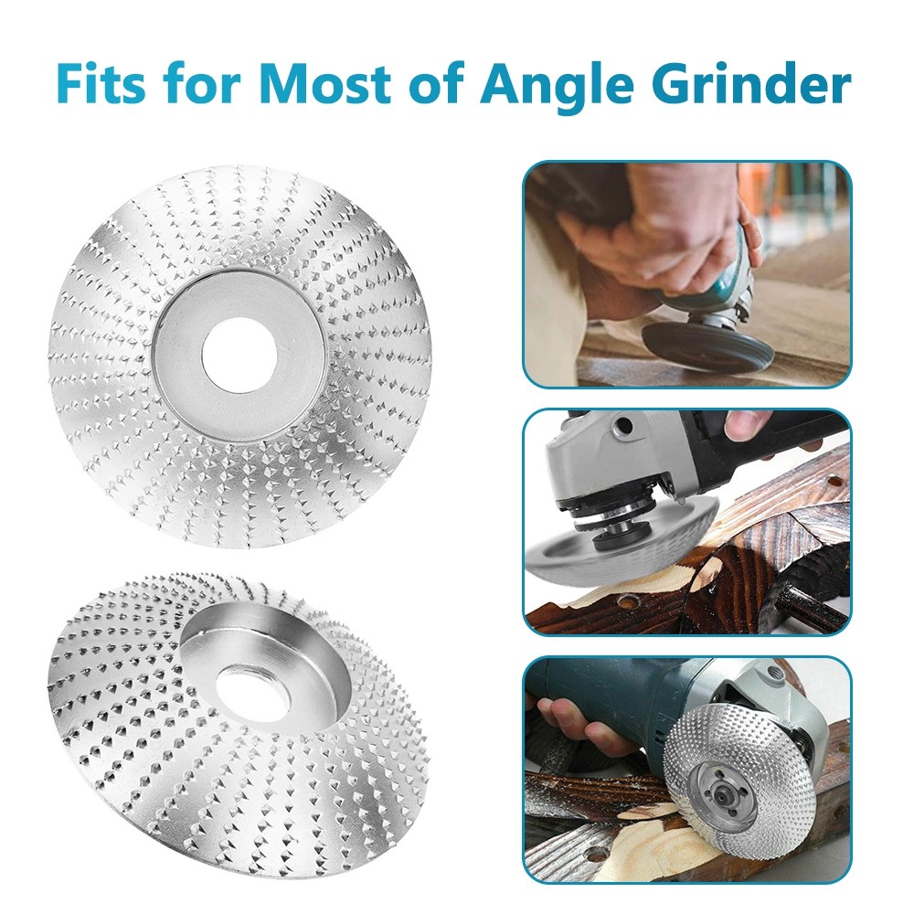Angle Grinder Shaping Disc Wood Carving Sanding Tool Cambered Surface Grinding Wheel