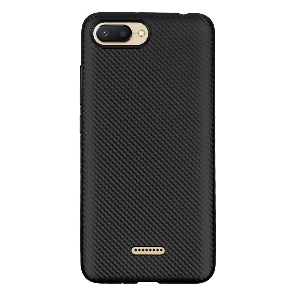 Ultra-slim TPU Carbon Fiber Matte Phone Back Case for Xiaomi Redmi 6A