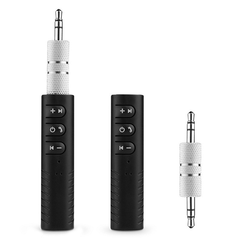 Universal 3.5mm Jack Bluetooth Car Auto AUX Kit Handsfree Music Audio Receiver Adapter for Speaker Headphone