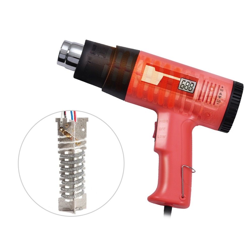 2pcs 2000W Nickel-chromium Wire High-temperature Heating Core for Screen Display Hot Air Gun