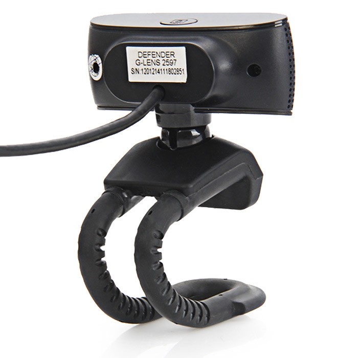 Defender 360 Degree Rotatable 2MP HD Webcam Clip-on Web PC Camera 1280 x 720 Resolution for PC Laptop
